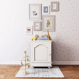 Set for children pedestal théophile patachou
